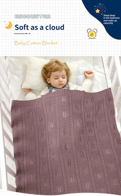 Baby Swaddle Wrap Blankets Knit Newborn Boys Girls Month Stroller Bedding Sleep Covers Stuff Solid 90*70cm Infant Receiving Mats