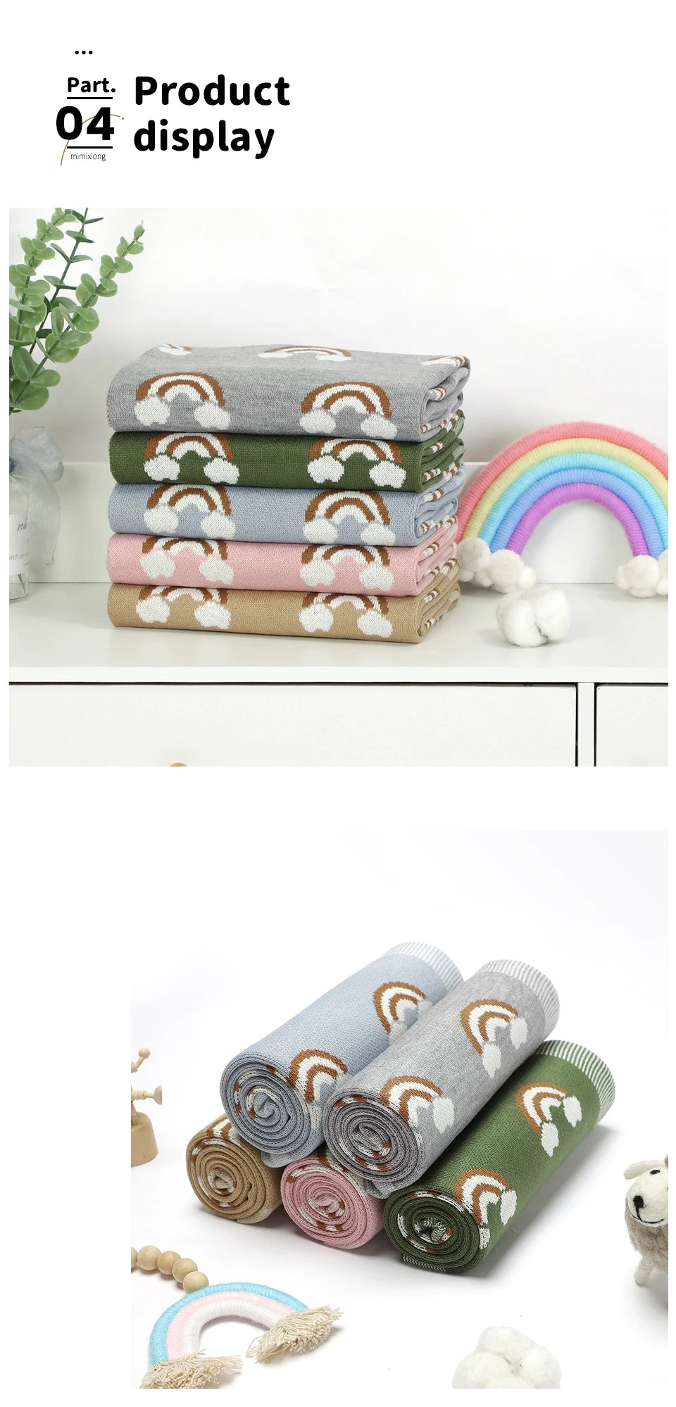 Baby Blankets Newborn Swaddle Wrap 90*70cm Breathable Knitted Infant Boys Girls Crib Cellular Toddler Kids Throw Receiving Quilt